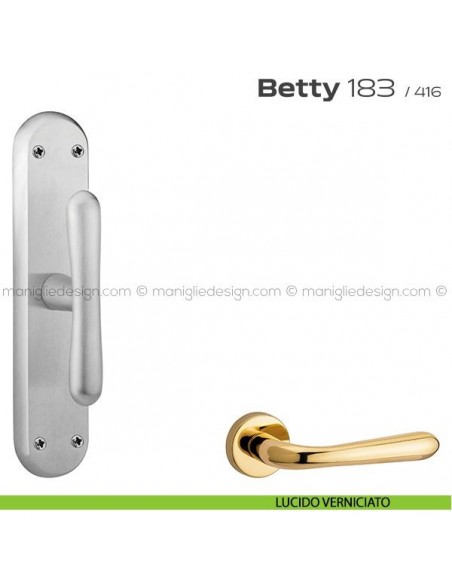 Maniglia per finestra cremonese 183 Betty Reguitti lucido verniciato