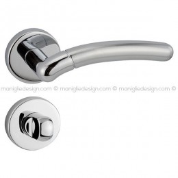 Maniglia per porta con nottolino 343 Brixton B Reguitti