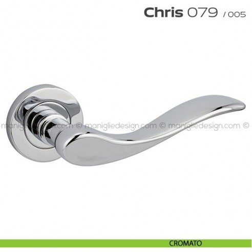 Maniglia per porta 079 Chris Reguitti cromato