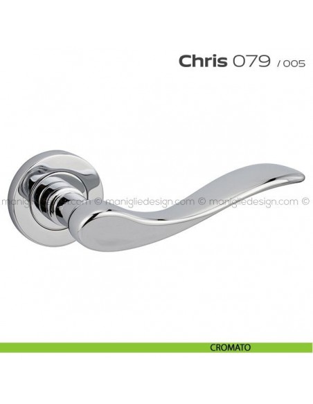 Maniglia per porta 079 Chris Reguitti cromato