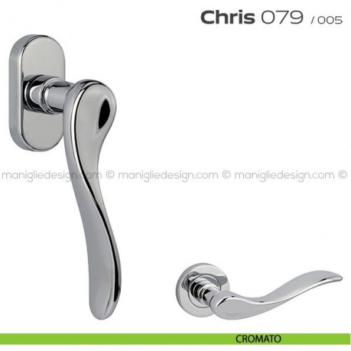Maniglia per finestra martellina 079 Chris Reguitti cromato