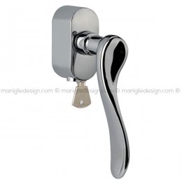 Maniglia per finestra DK con chiave su placca 079 Chris Reguitti