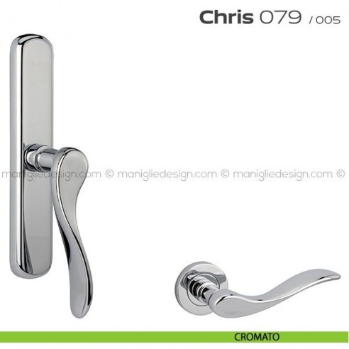 Maniglia per finestra cremonese 079 Chris Reguitti cromato