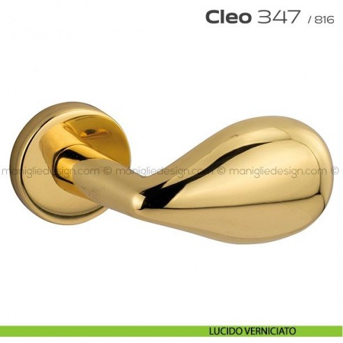 Maniglia per porta 347 Cleo Reguitti lucido verniciato