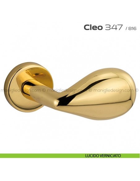 Maniglia per porta 347 Cleo Reguitti lucido verniciato
