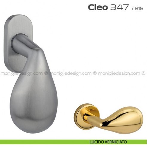 Maniglia per finestra martellina 347 Cleo Reguitti lucido verniciato