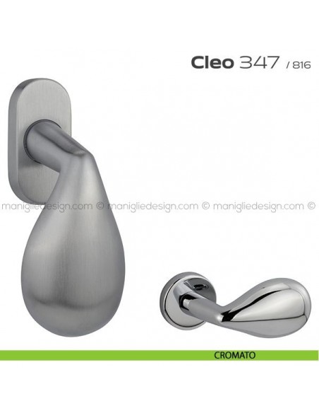 Maniglia per finestra martellina 347 Cleo Reguitti cromato