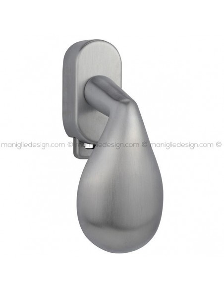 Maniglia per finestra DK con pulsante su placca 347 Cleo Reguitti