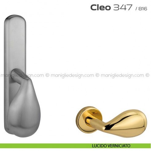 Maniglia per finestra cremonese 347 Cleo Reguitti lucido verniciato