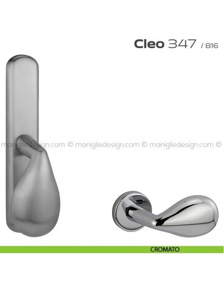 Maniglia per finestra cremonese 347 Cleo Reguitti cromato