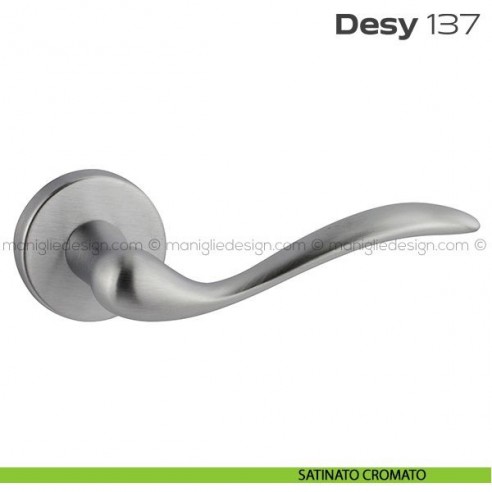 Maniglia per porta 137 Desy Reguitti satinato cromato