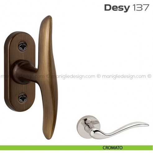 Maniglia per finestra martellina 347 Desy Reguitti cromato