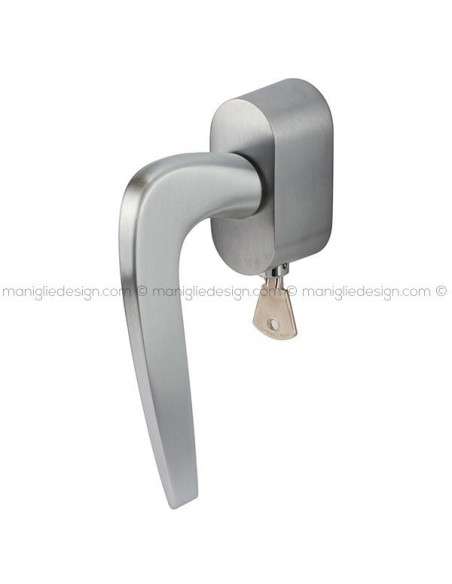 Maniglia per finestra martellina DK con chiave 005 Elegance Reguitti