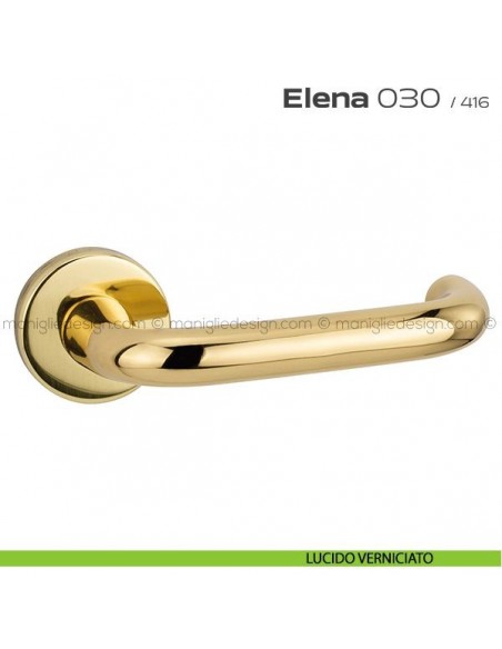 Maniglia per porta 030 Elena Reguitti lucido verniciato