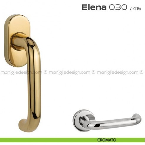 Maniglia per finestra martellina 030 Elena Reguitti cromato