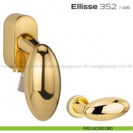 Maniglia per finestra martellina DK con chiave 352 Ellisse Reguitti 2