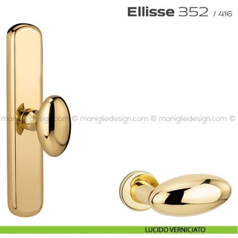 Maniglia cremonese per finestra Ellisse 352 Reguitti lucido verniciato