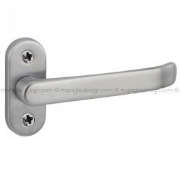 Maniglia per porta B76 Extra Bassa Reguitti con rosetta ovale