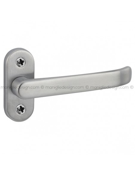 Maniglia per porta B76 Extra Bassa Reguitti con rosetta ovale