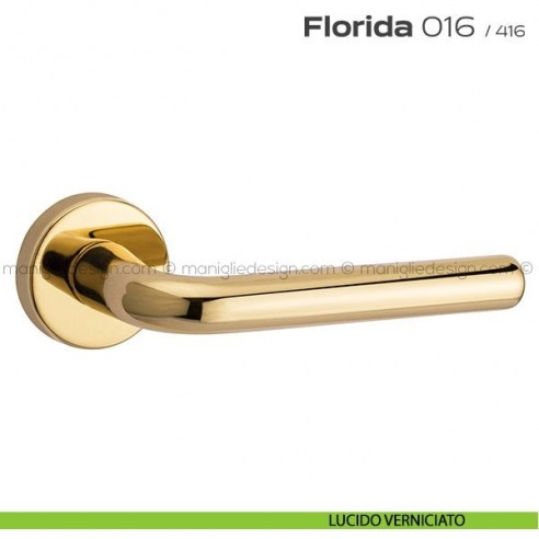 Maniglia per porta 016 Florida Reguitti lucido verniciato
