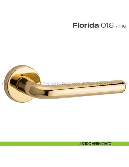 Maniglia per porta 016 Florida Reguitti lucido verniciato