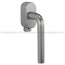 Maniglia per finestra DK con pulsante su placca 016 Florida Reguitti