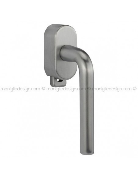 Maniglia per finestra DK con pulsante su placca 016 Florida Reguitti