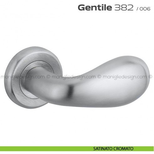 Maniglia per porta 382 Gentile Reguitti satinato cromato