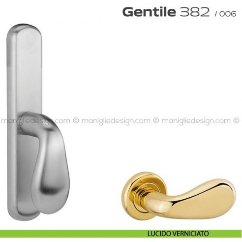 Maniglia per finestra cremonese 382 Gentile Reguitti lucido verniciato