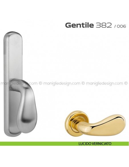 Maniglia per finestra cremonese 382 Gentile Reguitti lucido verniciato