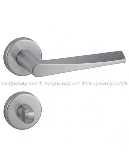 Maniglia per porta con nottolino Golf J15 Reguitti con rosetta tonda