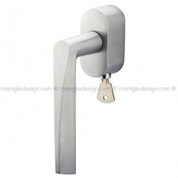 Maniglia DK per finestre con chiave su placca Golf J15 Reguitti