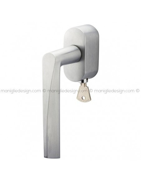 Maniglia DK per finestre con chiave su placca Golf J15 Reguitti