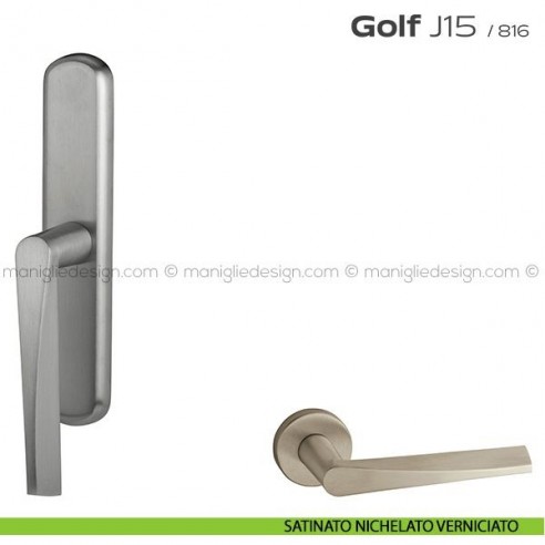 Maniglia cremonese per finestra Golf J15 Reguitti satinato nichelato verniciato