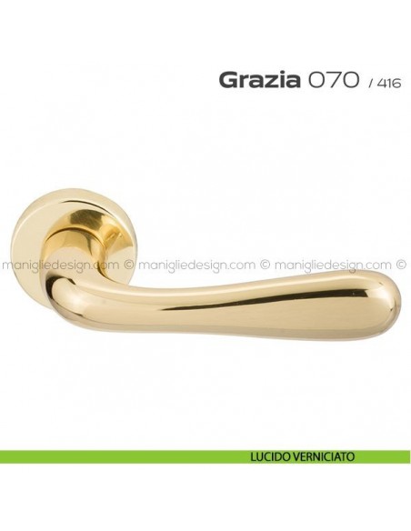 Maniglia per porta 070 Grazia Reguitti lucido verniciato