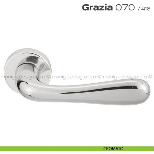 Maniglia per porta 070 Grazia Reguitti cromato
