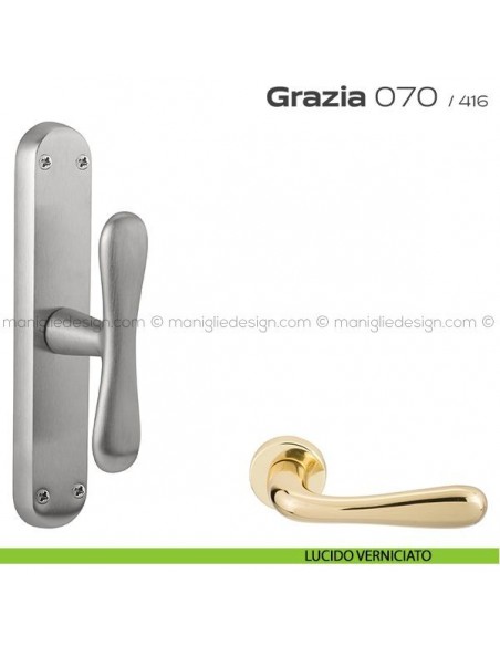 Maniglia per finestra cremonese 070 Grazia Reguitti lucido verniciato