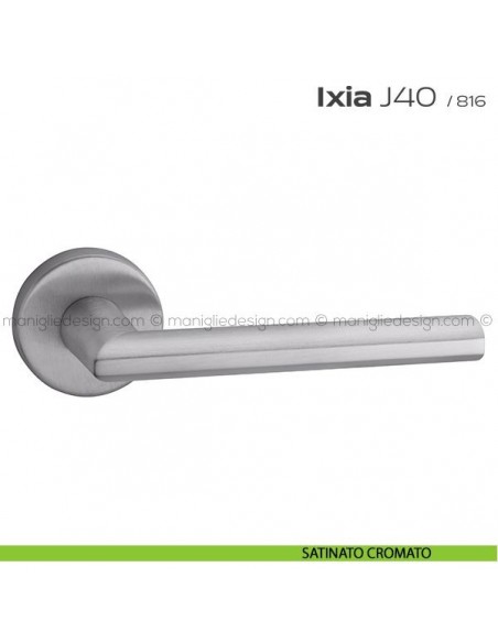 Maniglia per porta J40 Ixia T. Reguitti satinato cromato