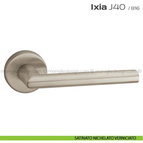Maniglia per porta J40 Ixia T. Reguitti satinato nichelato verniciato