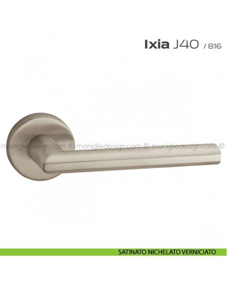 Maniglia per porta J40 Ixia T. Reguitti satinato nichelato verniciato