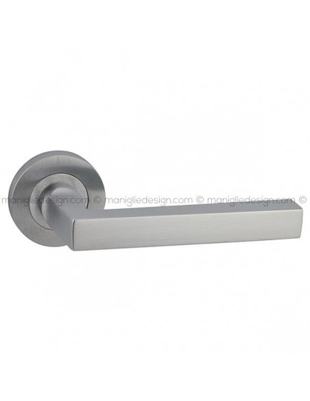 Maniglia per porta Laser 130 Reguitti con rosetta tonda