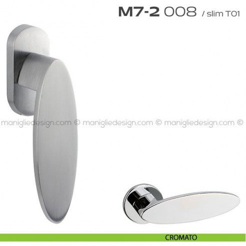 Maniglia per finestra martellina 008 M7-2 Reguitti cromato