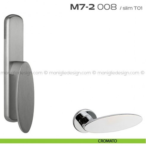 Maniglia per finestra cremonese 008 M7-2 Reguitti cromato