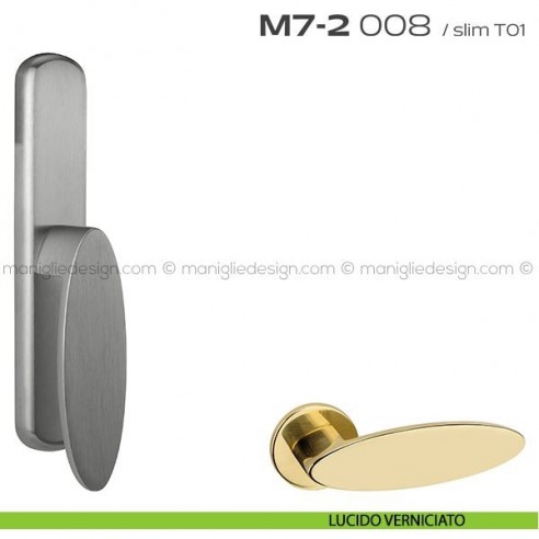 Maniglia per finestra cremonese 008 M7-2 Reguitti lucido verniciato