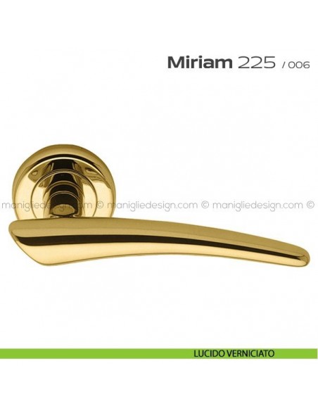 Maniglia per porta 225 Miriam Reguitti lucido verniciato