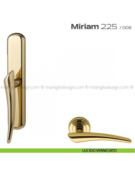 Maniglia per finestra cremonese 225 Miriam Reguitti lucido verniciato