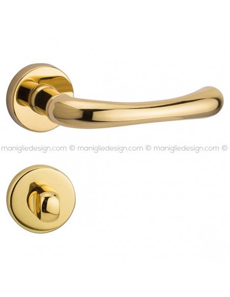 Maniglia per porta con nottolino 037 Monia Reguitti