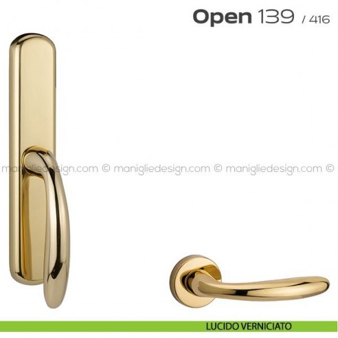 Maniglia per finestra cremonese 139 Open Reguitti lucido verniciato