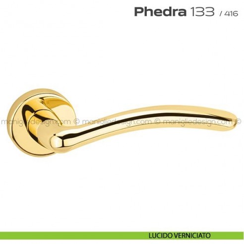 Maniglia per porta 133 Phedra Reguitti lucido verniciato