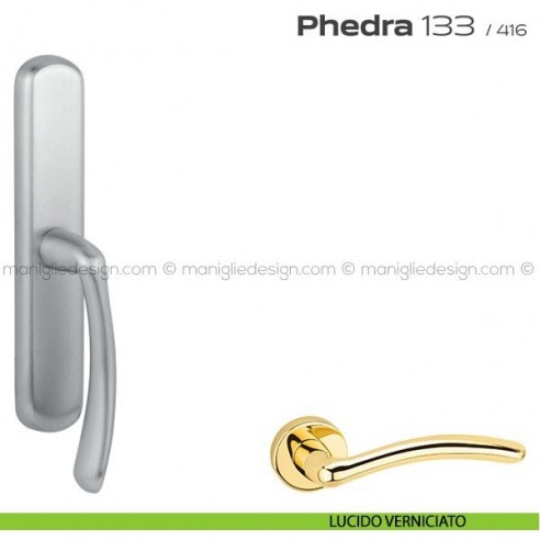 Maniglia per finestra cremonese 133 Phedra Reguitti lucido verniciato